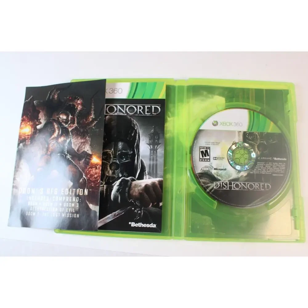 Dishonored (Microsoft Xbox 360 Game, 2012) Authentic, Complete, Tested/Works